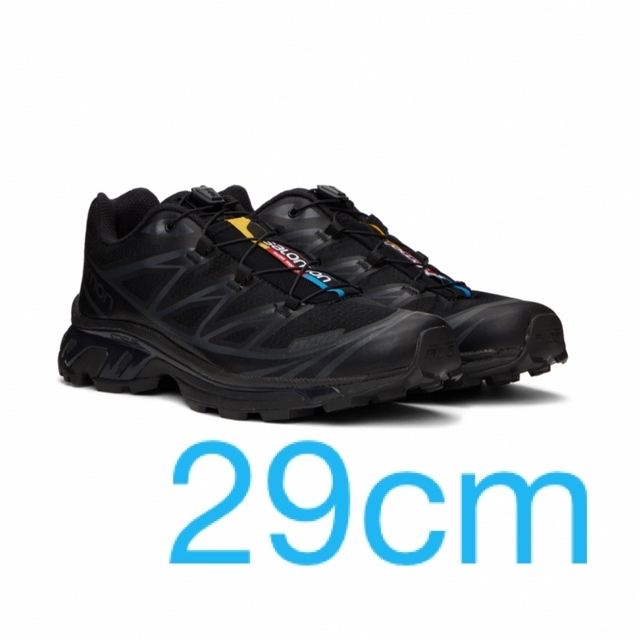 SALOMON(サロモン)の【即日発送】Salomon XT-6 BLACK 29cm 新品 メンズの靴/シューズ(スニーカー)の商品写真