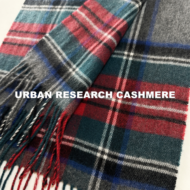 URBAN RESEARCH(アーバンリサーチ)の【URBAN RESEARCH】アーバンリサーチ タータン カシミヤ マフラー レディースのファッション小物(マフラー/ショール)の商品写真