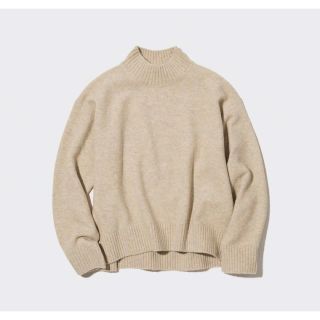 ユニクロ(UNIQLO)のユニクロ スフレヤーンモックネックセーター(ニット/セーター)