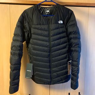 ザノースフェイス(THE NORTH FACE)のサンダーラウンドネックジャケット XL ブラック 黒 ノースフェイス(ダウンジャケット)