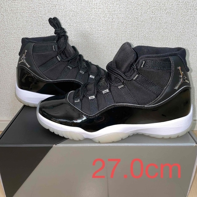 美品✴︎NIKE ナイキ AJ11 ジョーダン11レトロ ジュビリーブラック