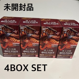 バンダイ(BANDAI)の4BOX ONE PIECE カードゲーム 頂上決戦 OP-02 ワンピース(Box/デッキ/パック)