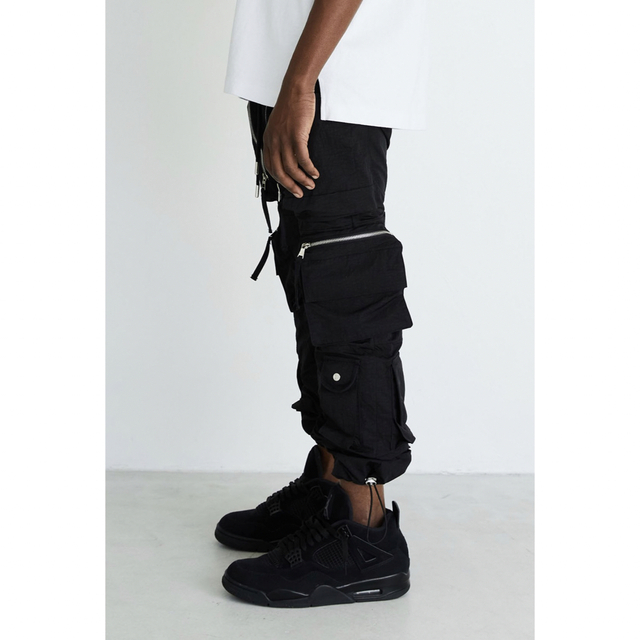 MLVINCE TACTICAL NYLON CARGO PANTS L-