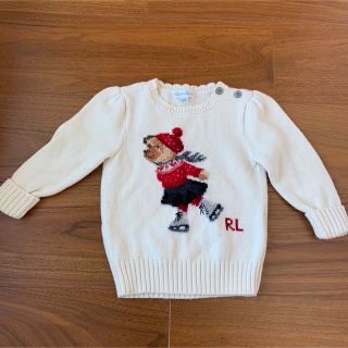 ポロラルフローレン(POLO RALPH LAUREN)のラルフ　くまちゃんニット　12M(ニット/セーター)