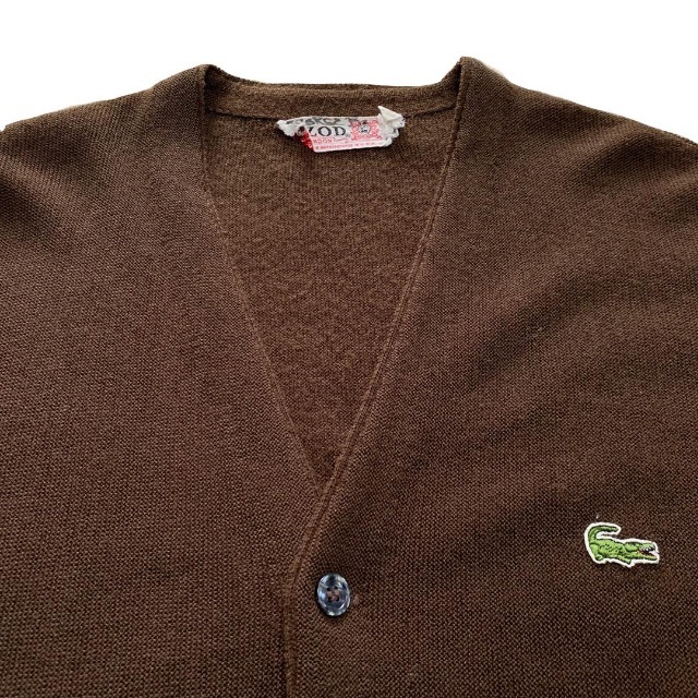 タイムセール LACOSTE カーディガン ブラウン