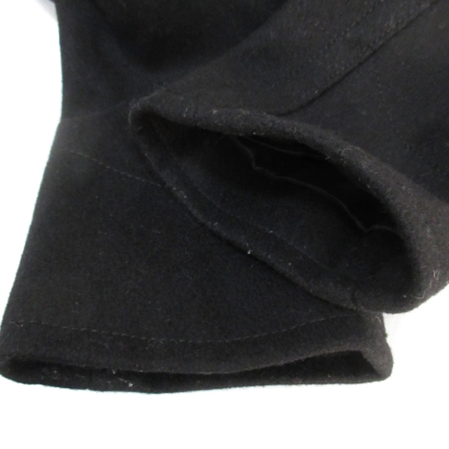 NOLLEY'S(ノーリーズ)のノーリーズ ピーコート Pコート ミドル丈 ダブルボタン S 黒 ブラック レディースのジャケット/アウター(ピーコート)の商品写真