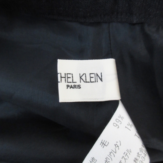 MK MICHEL KLEIN(エムケーミッシェルクラン)のエムケー ミッシェルクラン タイトスカート ひざ丈 ウール 36 黒 /FF54 レディースのスカート(ひざ丈スカート)の商品写真