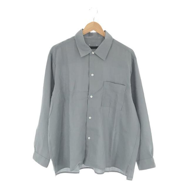 【美品】  SOPHNET. / ソフネット | 2021AW | BAGGY REGULAR COLLAR SHIRT SOPH-212051 バギー レギュラーカラー シャツ | S | グレー | メンズ