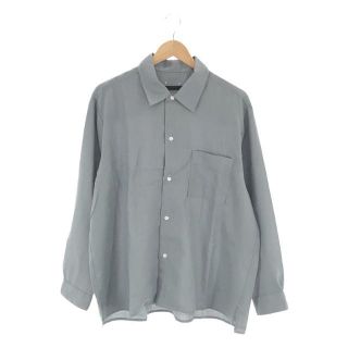 ソフネット(SOPHNET.)の【美品】  SOPHNET. / ソフネット | 2021AW | BAGGY REGULAR COLLAR SHIRT SOPH-212051 バギー レギュラーカラー シャツ | S | グレー | メンズ(Tシャツ/カットソー(七分/長袖))