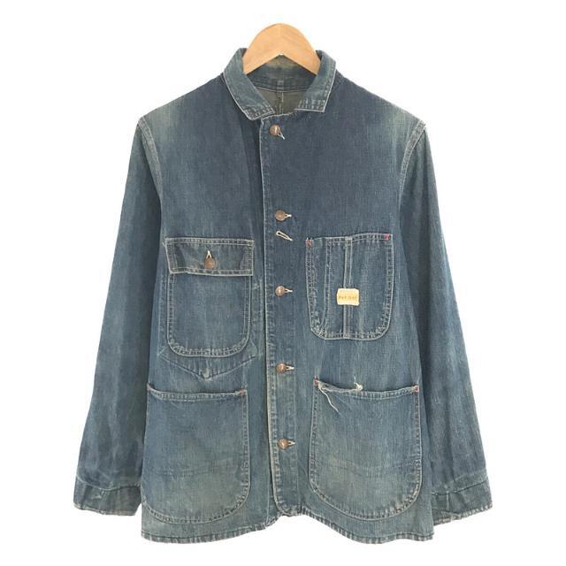 襟周りダメージVINTAGE / ヴィンテージ  | 1950s～ PAY DAY PENNEY'S Denim Coverall  ペイデイ ペニーズ デニム カバーオール ジャケット | ‐ | インディゴ | メンズ