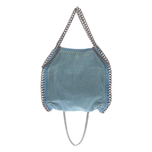 STELLA McCARTNEY / ステラマッカートニー | 2Way ファラベラ ミニ チェーン デニム ワッペン 刺繍 ショルダー トート バッグ | ブルー | レディース | フリマアプリ ラクマ