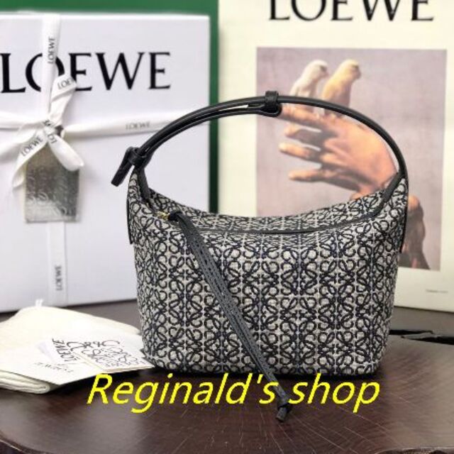 最安値】 LOEWE - LOEWE キュービィバッグ スモール (ジャカード