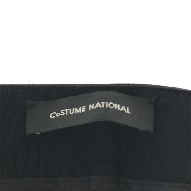 CoSTUME NATIONAL(コスチュームナショナル)の【美品】  CoSTUME NATIONAL / コスチュームナショナル | コットン レーヨン ストレッチ センタークリース スラックス | 40 | ネイビー | レディース レディースのパンツ(その他)の商品写真