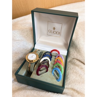 グッチ(Gucci)の【美品】GUCCIグッチのチェンジベゼル(腕時計)