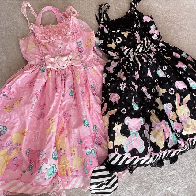 Angelic Pretty(アンジェリックプリティー)の【限定お値下げ中】JSK 5着セット レディースのワンピース(ひざ丈ワンピース)の商品写真