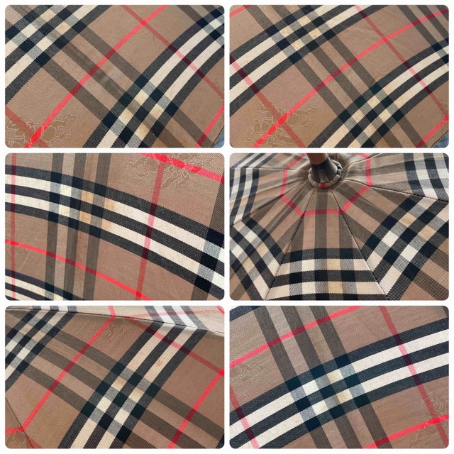 BURBERRY(バーバリー)のBurberry バーバリー ノバチェック 長傘 雨傘 ヴィンテージ レディースのファッション小物(傘)の商品写真