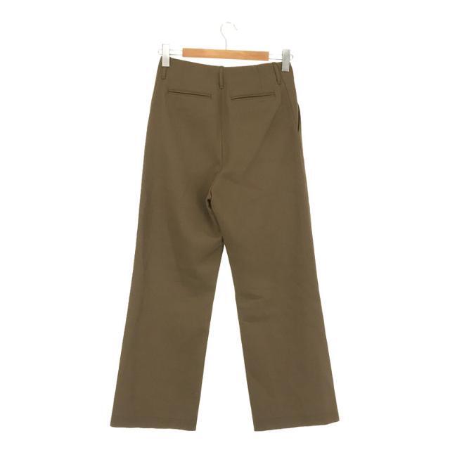 AURALEE / オーラリー | 130'S LIGHT MELTON WIDE SLACKS ライトメルトンワイドスラックス パンツ | 1 |  カーキ | メンズ