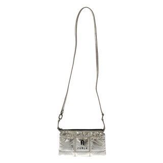 フルラ(Furla)の【新品】  FURLA / フルラ | Piuma Shoulder Bag ピウーマ ミニ ショルダーバッグ 保存袋有  | シルバー | レディース(ショルダーバッグ)