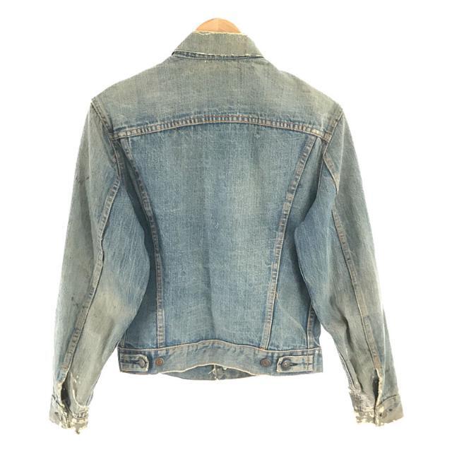 LEVI'S / リーバイス | 1960s～ Vintage 557 70505 移行期 BigE Denim Jacket オレンジ 2本ステッチ ヴィンテージ トラッカー  デニム ジャケット | ‐ | インディゴ | メンズ