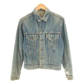 リーバイス(Levi's)のLEVI'S / リーバイス | 1960s～ Vintage 557 70505 移行期 BigE Denim Jacket オレンジ 2本ステッチ ヴィンテージ トラッカー  デニム ジャケット | ‐ | インディゴ | メンズ(その他)