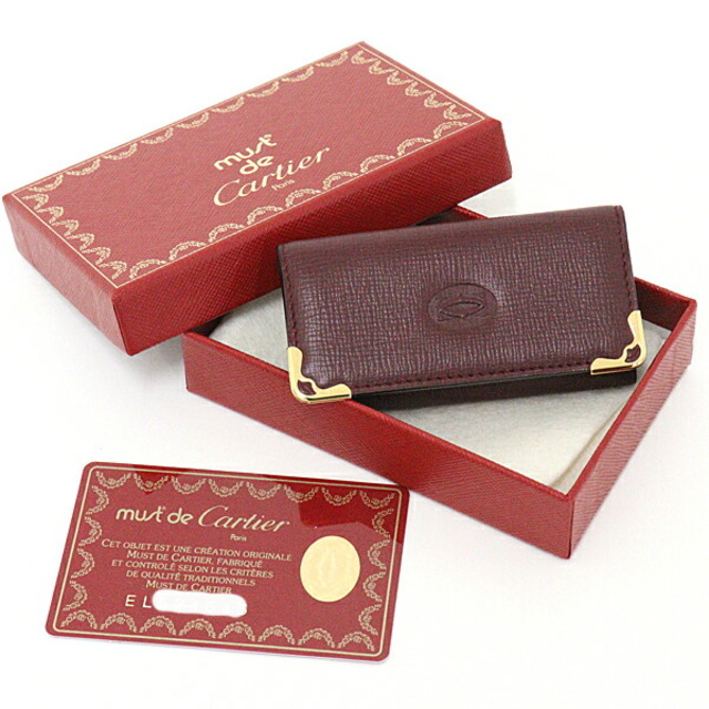 Cartier - Cartier カルティエ マスト ドゥ カルティエ 4連キーケース