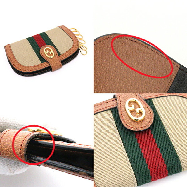 Gucci   グッチ GUCCI オールドグッチ シェリーライン キーケース 6連