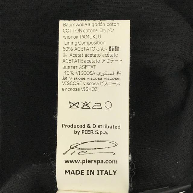 CoSTUME NATIONAL / コスチュームナショナル | HOMME イタリア製 ラペル 切替 ストレッチ テーラード ジャケット | 46  | ブラック | メンズ