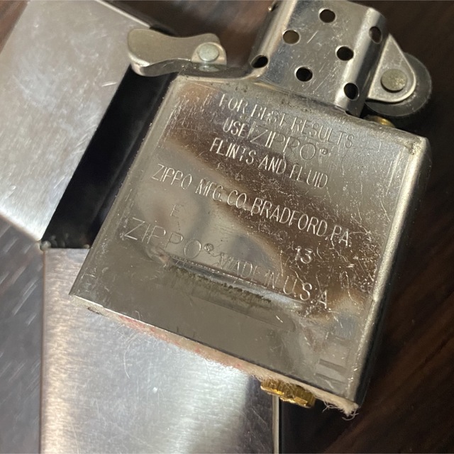 ZIPPO(ジッポー)のジッポー　中古品　ZIPPO 無地 メンズのファッション小物(タバコグッズ)の商品写真