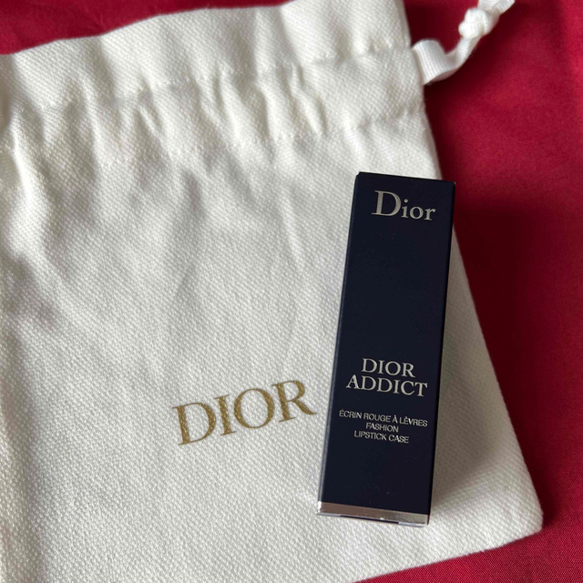 Dior(ディオール)の新品ディオールアディクトリップスティック限定ケース☆メタリックゴールド巾着付 コスメ/美容のコスメ/美容 その他(その他)の商品写真