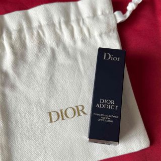 ディオール(Dior)の新品ディオールアディクトリップスティック限定ケース☆メタリックゴールド巾着付(その他)