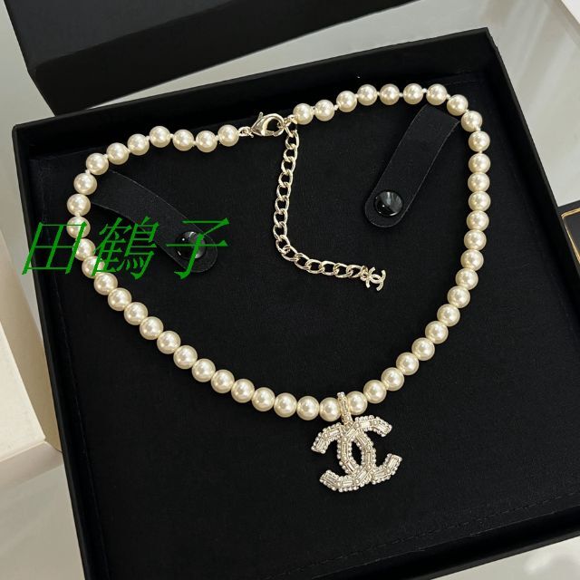 最高品質の CHANEL キラキラ 大人気 ネックレス ココマーク ロゴ ...