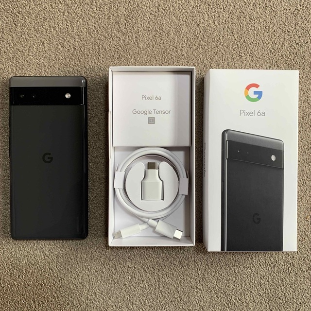 ください 新品未使用 Google Pixel6a チャコール 128GB GB17L ですが