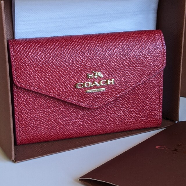 COACH(コーチ)の翔様　COACH　カードケース＆名刺入れ　朱 レディースのファッション小物(名刺入れ/定期入れ)の商品写真