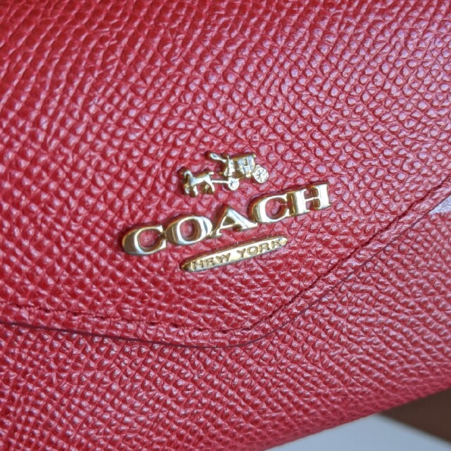 COACH(コーチ)の翔様　COACH　カードケース＆名刺入れ　朱 レディースのファッション小物(名刺入れ/定期入れ)の商品写真