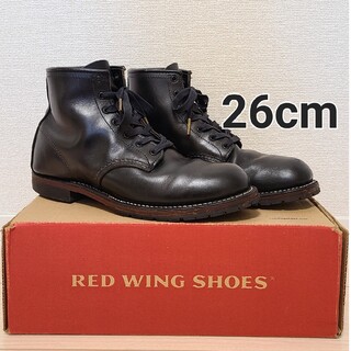 レッドウィング(REDWING)の[生産終了]美品　26cm レッドウィング ベックマン 9014 黒(ブーツ)