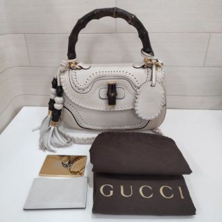 グッチ(Gucci)のグッチ　ニューバンブー　2WAY　ショルダー　ハンドバッグ　263970　KJ1(ショルダーバッグ)