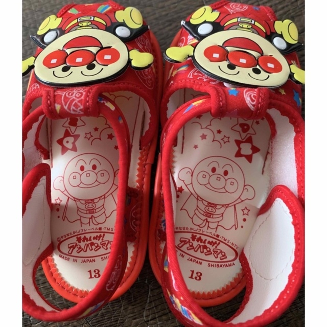【専用】キッズサンダル　アンパンマン キッズ/ベビー/マタニティのベビー靴/シューズ(~14cm)(サンダル)の商品写真