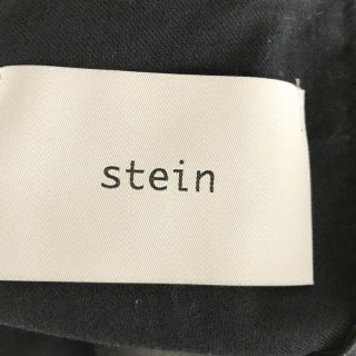 Stein シュタイン FAKE LEATHER TROUSERS フェイクレザートラウザー イージーテーパードパンツ ブラック ST.102