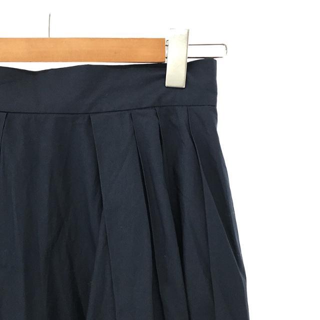 MADISON BLUE / マディソンブルー | TUCK VOLUME SKIRT コットン タイプライター タック ボリューム スカート | 01(S) | ネイビー | レディース