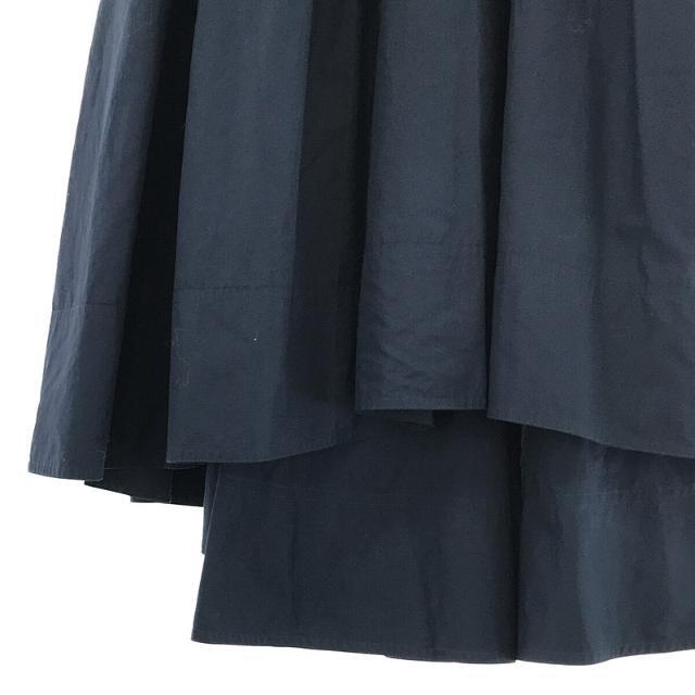 MADISON BLUE / マディソンブルー | TUCK VOLUME SKIRT コットン タイプライター タック ボリューム スカート | 01(S) | ネイビー | レディース