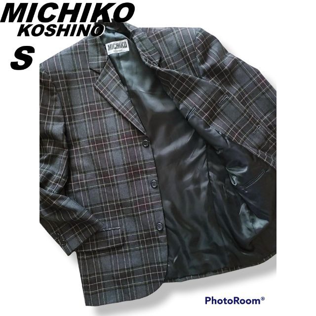 MICHIKO LONDON(ミチコロンドン)のコシノミチコ　モッズ　チェック　テーラードジャケット　3つ釦 メンズのジャケット/アウター(テーラードジャケット)の商品写真