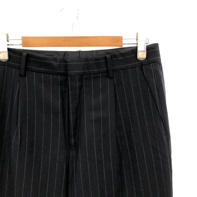 WACKO MARIA ワコマリア 20SS Ermenegildo Zegna PLEATED TROUSERS (TYPE-1) エルメネジルドゼニア プリーツトラウザーズパンツ スラックスパンツ タックパンツ ネイビー