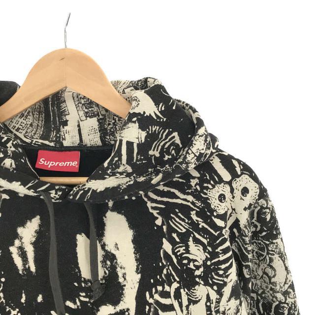 Supreme(シュプリーム)のSUPREME / シュプリーム | 2020SS | × Miles Davis Hooded Sweatshirt マイルス・デイビス コラボ スウェット プルオーバー パーカー | M | ブラック/オフホワイト | メンズ メンズのトップス(スウェット)の商品写真