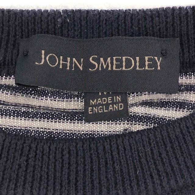 JOHN SMEDLEY(ジョンスメドレー)のJOHN SMEDLEY / ジョンスメドレー | コットン ショルダーボタン プルオーバー | ネイビー | レディース レディースのトップス(Tシャツ(長袖/七分))の商品写真