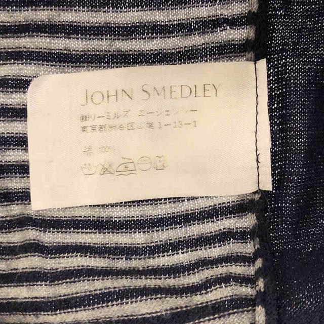 JOHN SMEDLEY(ジョンスメドレー)のJOHN SMEDLEY / ジョンスメドレー | コットン ショルダーボタン プルオーバー | ネイビー | レディース レディースのトップス(Tシャツ(長袖/七分))の商品写真