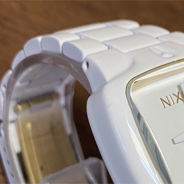 NIXON(ニクソン)の【151a様専用】腕時計　SMALL PLAYER ホワイトゴールド レディースのファッション小物(腕時計)の商品写真