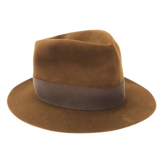 STETSON / ステットソン | VINTAGE 4X BEAVER ウール リボン 中折れ ハット | ブラウン | メンズ メンズの帽子(その他)の商品写真