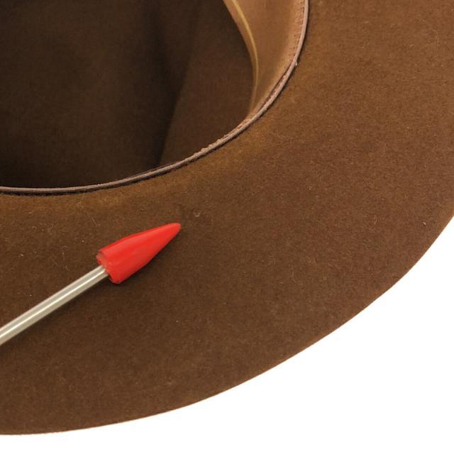 STETSON / ステットソン | VINTAGE 4X BEAVER ウール リボン 中折れ ハット | ブラウン | メンズ メンズの帽子(その他)の商品写真