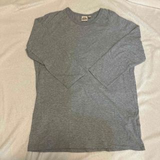 ユニクロ(UNIQLO)の◎UNIQLO soft touch light cotton グレー(Tシャツ/カットソー(七分/長袖))