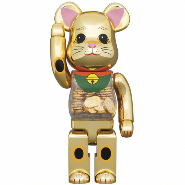 BE@RBRICK 招き猫 小判 1000％